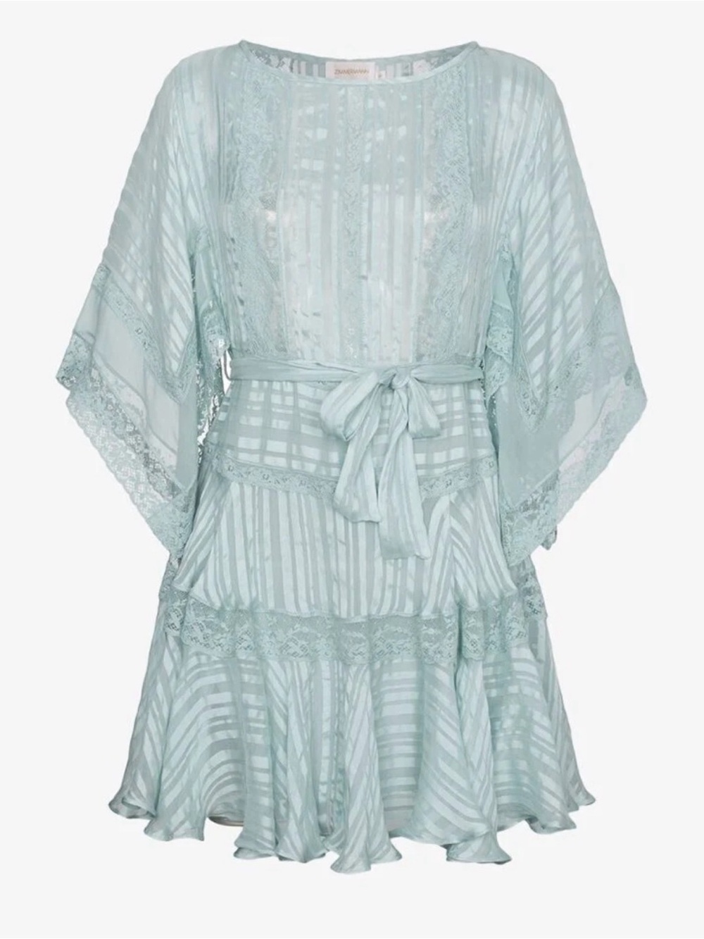Zimmermann Whitewave Veil Minidress